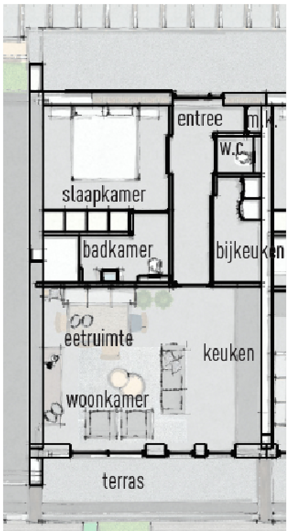 plattegrond verdieping